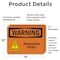Signmission Pressurized Vessel With Symbol, 14 in W x Rectangle, Vinyl Decal OS-2PACK-WS-D-1014-L-12346 - alternate 3